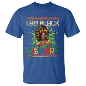 I Am Black History African American Women Pretty Butterfly T Shirt TS09 Royal Blue Printyourwear