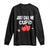 Valentine's Day Long Sleeve Shirt Just Call Me Cupid Retro Arrow Heart TS09 Black Print Your Wear