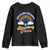 Valentine's Day Youth Sweatshirt Stealing Hearts And Blasting Fart Funny Rainbow Heart TS09 Black Print Your Wear