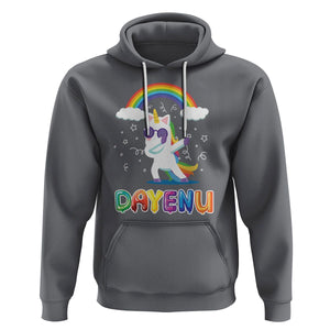 Passover Hoodie Cute Unicorn Dayenu For Jewish Kids Boys Girls TS09 Charcoal Printyourwear