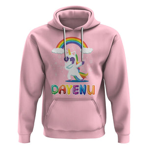 Passover Hoodie Cute Unicorn Dayenu For Jewish Kids Boys Girls TS09 Light Pink Printyourwear