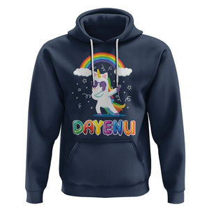 Passover Hoodie Cute Unicorn Dayenu For Jewish Kids Boys Girls TS09 Navy Printyourwear