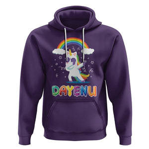 Passover Hoodie Cute Unicorn Dayenu For Jewish Kids Boys Girls TS09 Purple Printyourwear