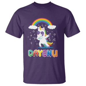 Passover T Shirt Cute Unicorn Dayenu For Jewish Kids Boys Girls TS09 Purple Printyourwear