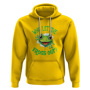 Passover Hoodie Who Let The Frogs Out Funny Jewish TS09 Daisy Printyourwear