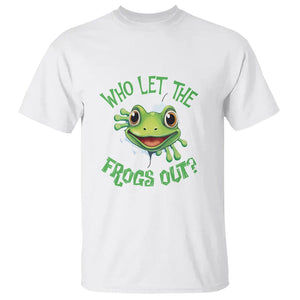 Passover T Shirt Who Let The Frogs Out Funny Jewish TS09 White Printyourwear