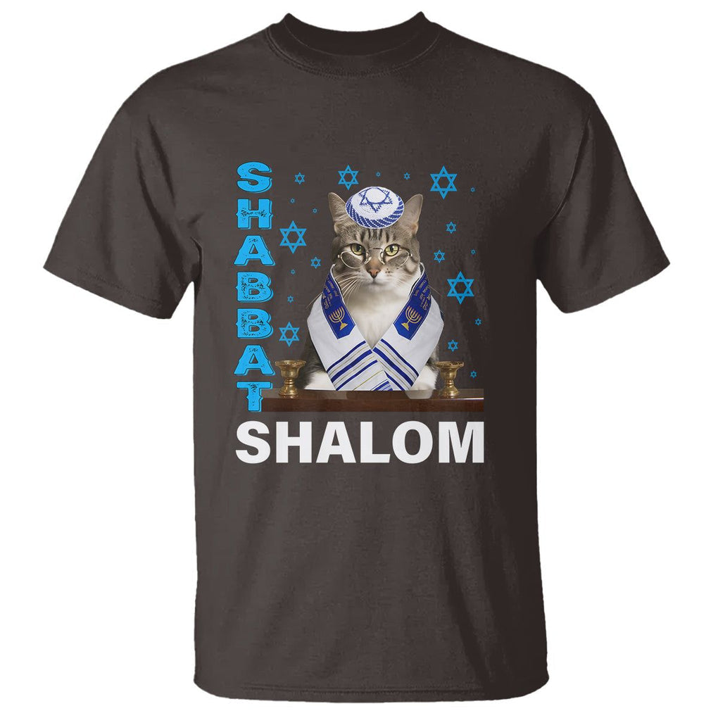 Passover Cat Lover T Shirt Shabbat Shalom Cute Jewish Cat TS09 Dark ...