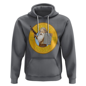 Funny Passover Guns N Moses Jewish Hoodie TS09 Charcoal Printyourwear