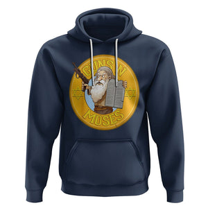 Funny Passover Guns N Moses Jewish Hoodie TS09 Navy Printyourwear