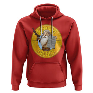 Funny Passover Guns N Moses Jewish Hoodie TS09 Red Printyourwear