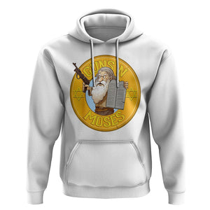 Funny Passover Guns N Moses Jewish Hoodie TS09 White Printyourwear