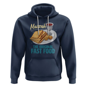 Passover Matzah The Original Fast Food Hoodie TS09 Navy Printyourwear