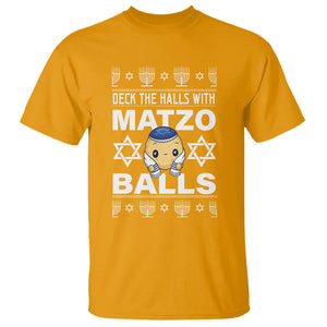 Passover T Shirt Deck The Halls With Matzo Balls Jewish Pesach Soup TS09 Gold Printyourwear