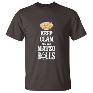 Funny Passover T Shirt Keep Calm Eat Matzo Balls TS09 Dark Chocolate Printyourwear