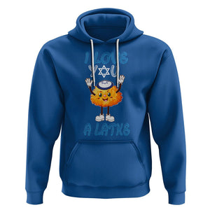 Passover Hoodie I Love You A Latke Jewish Word Play Pun TS09 Royal Blue Printyourwear