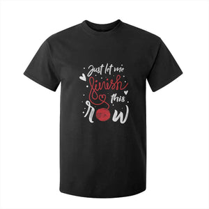 Funny Crochet T Shirt For Kid Just Let Me Finish This Row TS09 Black Print Your Wear