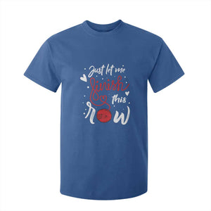 Funny Crochet T Shirt For Kid Just Let Me Finish This Row TS09 Royal Blue Print Your Wear