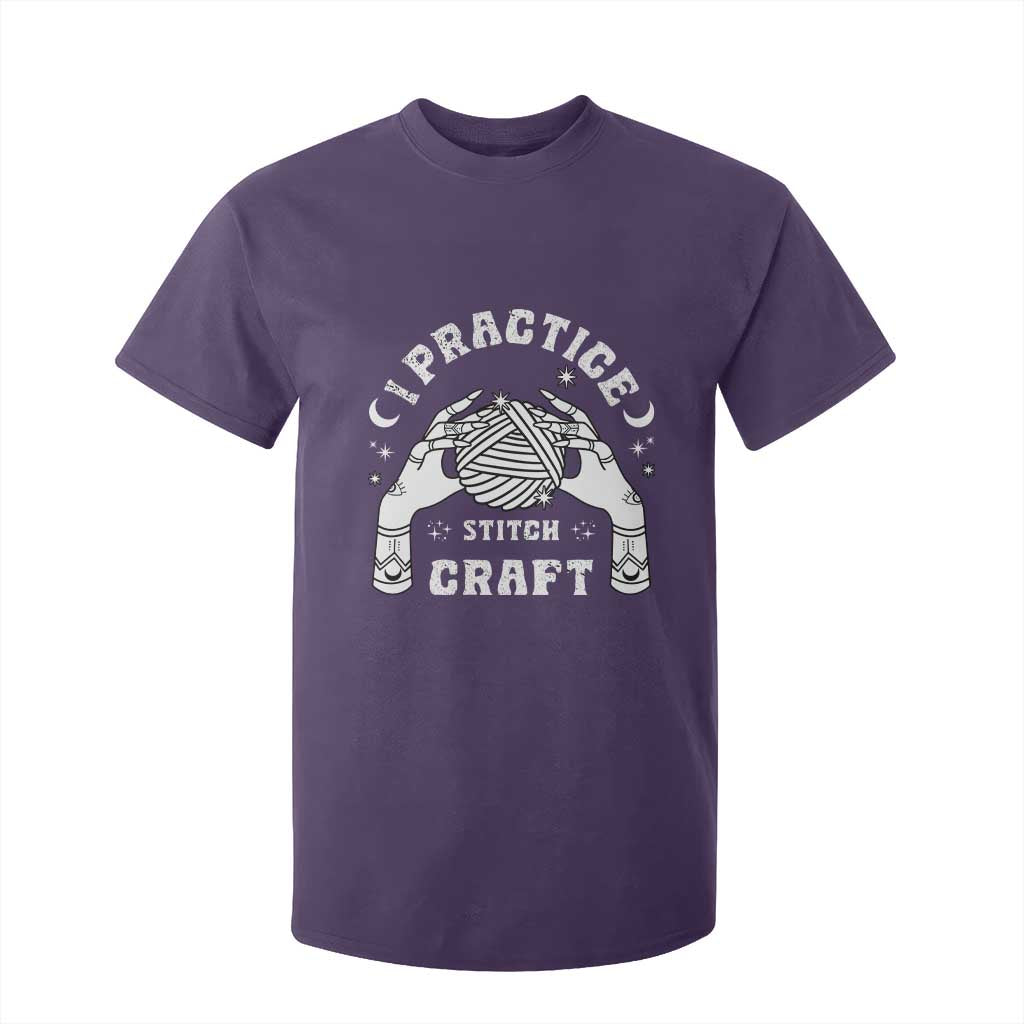 Witch Crochet T Shirt For Kid I Practice Stitch Craft TS09 Purple Print Your Wear