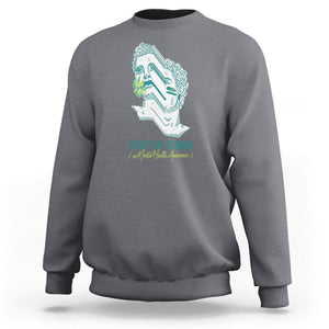 Mental Health Awareness Sweatshirt Fight The Stigma Aesthetic TS09 Charcoal Printyourwear