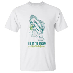 Mental Health Awareness T Shirt Fight The Stigma Aesthetic TS09 White Printyourwear