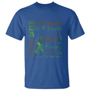 Mental Health Awareness T Shirt I Wear Green For The Warrior TS09 Royal Blue Printyourwear