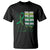 Mental Health Awareness T Shirt You Are Worthy Loved Needed Enough Green Ribbon TS09 Black Printyourwear