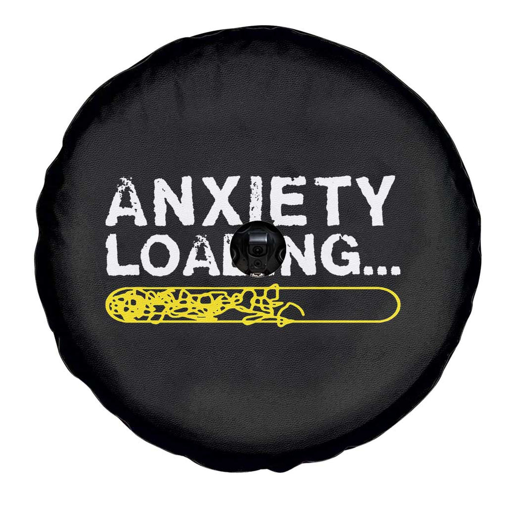 Mental Health Awareness Anxiety Loading Spare Tire Cover TS09 Print Your Wear
