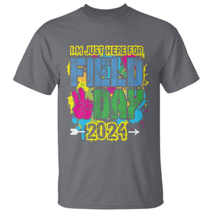 I'm Just Here For Field Day 2024 T Shirt TS09 Charcoal Print Your Wear