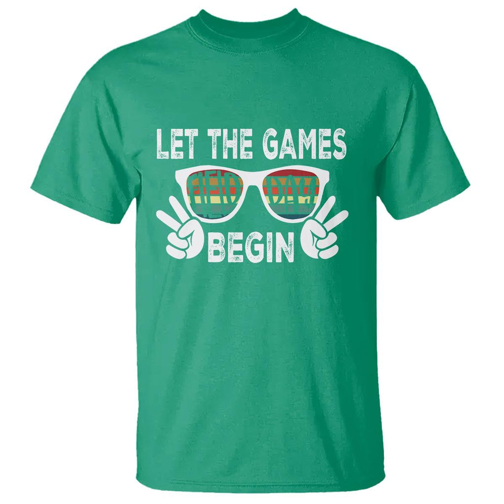 Field Day T Shirt Let The Games Begin Field Trip Fun Day TS09 Irish Green Print Your Wear