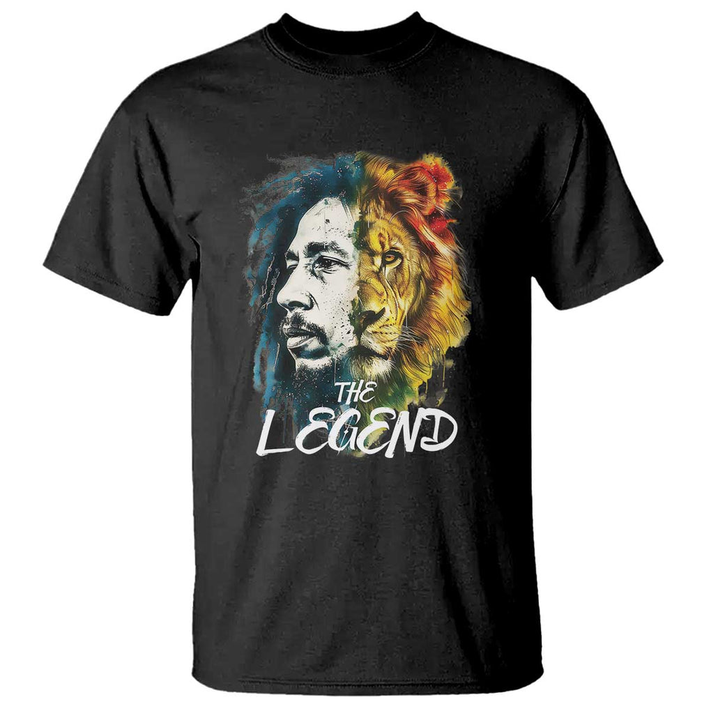 Legend Bob Lion Reggae Jamaica Music T Shirt TS09 Black Print Your Wear