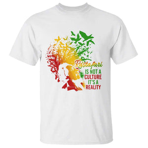 Rasta Legend Bob T Shirt Rastafari Is Not A Culture It's A Reality Jamaica Jamaican TS09 White Print Your Wear