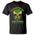 Jamaican Proverbs T Shirt You Can Shake A Mans Head But You Cannot Shake His Heart Skull TS09 Black Print Your Wear