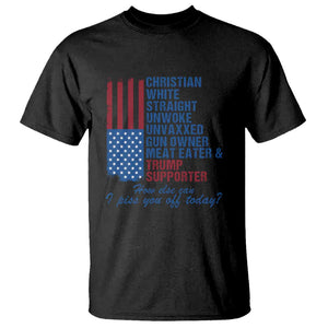 Trump Supporter T Shirt Christian White Straight Gun Owner Meat Eater TS09 Black Print Your Wear