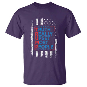 Trump Supporter T Shirt Truth Really Upsets Most People TS09 Purple Print Your Wear