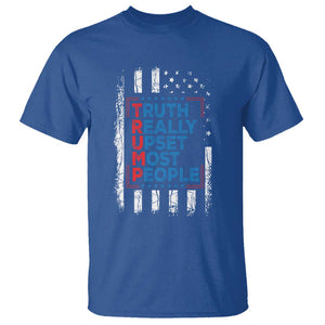 Trump Supporter T Shirt Truth Really Upsets Most People TS09 Royal Blue Print Your Wear