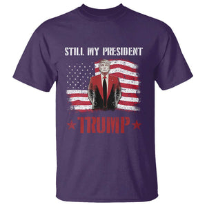 Trump Supporter T Shirt Still My President Vote For Trump Again TS09 Purple Print Your Wear