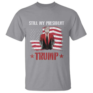 Trump Supporter T Shirt Still My President Vote For Trump Again TS09 Sport Gray Print Your Wear