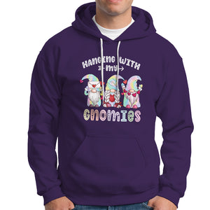 Happy Valentine's Day Hanging With Gnomies Tie Dye Gnomes Hoodie TS09 Purple Printyourwear