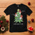 It's Fine We're Fine Everything's Fine Funny Gnomies T Shirt with Christmas Tree TS09 Black Printyourwear