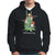 It's Fine We're Fine Everything's Fine Funny Gnomies Hoodie with Christmas Tree TS09 Black Printyourwear