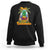 Mele Kalikimaka Christmas In Hawaii Xmas Light Pineapple Sweatshirt TS09 Black Printyourwear