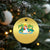 Xmas In Hawaii Christmas Ornament Hawaiian Snowman Xmas Palm Tree At The Beach TS09 Print Your Wear