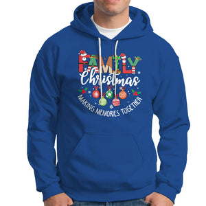 Family Christmas 2023 Making Memories Together Matching Hoodie TS09 Royal Blue Printyourwear