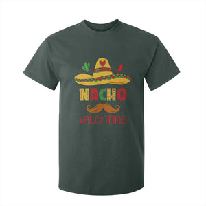 Valentine's Day T Shirt For Kid Funny Nacho Love Mexican Sombraro TS09 Dark Forest Green Print Your Wear