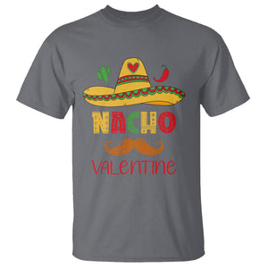 Valentine's Day T Shirt Funny Nacho Love Mexican Sombraro TS09 Charcoal Printyourwear
