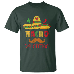 Valentine's Day T Shirt Funny Nacho Love Mexican Sombraro TS09 Dark Forest Green Printyourwear