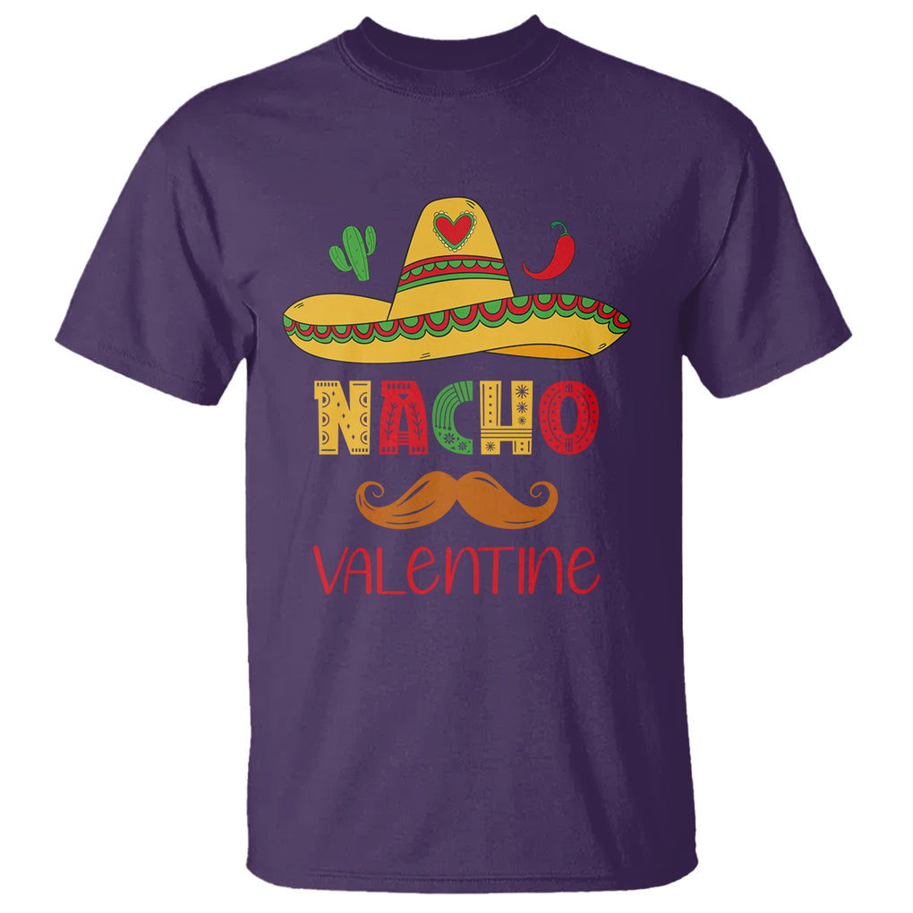 Valentine's Day T Shirt Funny Nacho Love Mexican Sombraro TS09 Purple Printyourwear