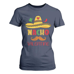 Valentine's Day T Shirt For Women Funny Nacho Love Mexican Sombraro TS09 Navy Print Your Wear