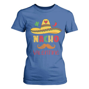 Valentine's Day T Shirt For Women Funny Nacho Love Mexican Sombraro TS09 Royal Blue Print Your Wear