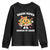 Anti Valentine's Day Youth Sweatshirt Tacos Never Broke My Heart Funny Cinco De Mayo Party TS09 Black Print Your Wear